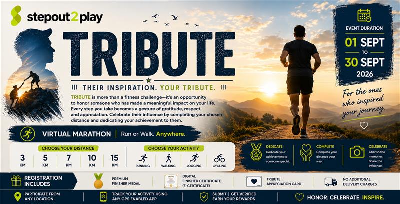StepOut2Play – Tribute: Their Inspiration . Your Tribute event